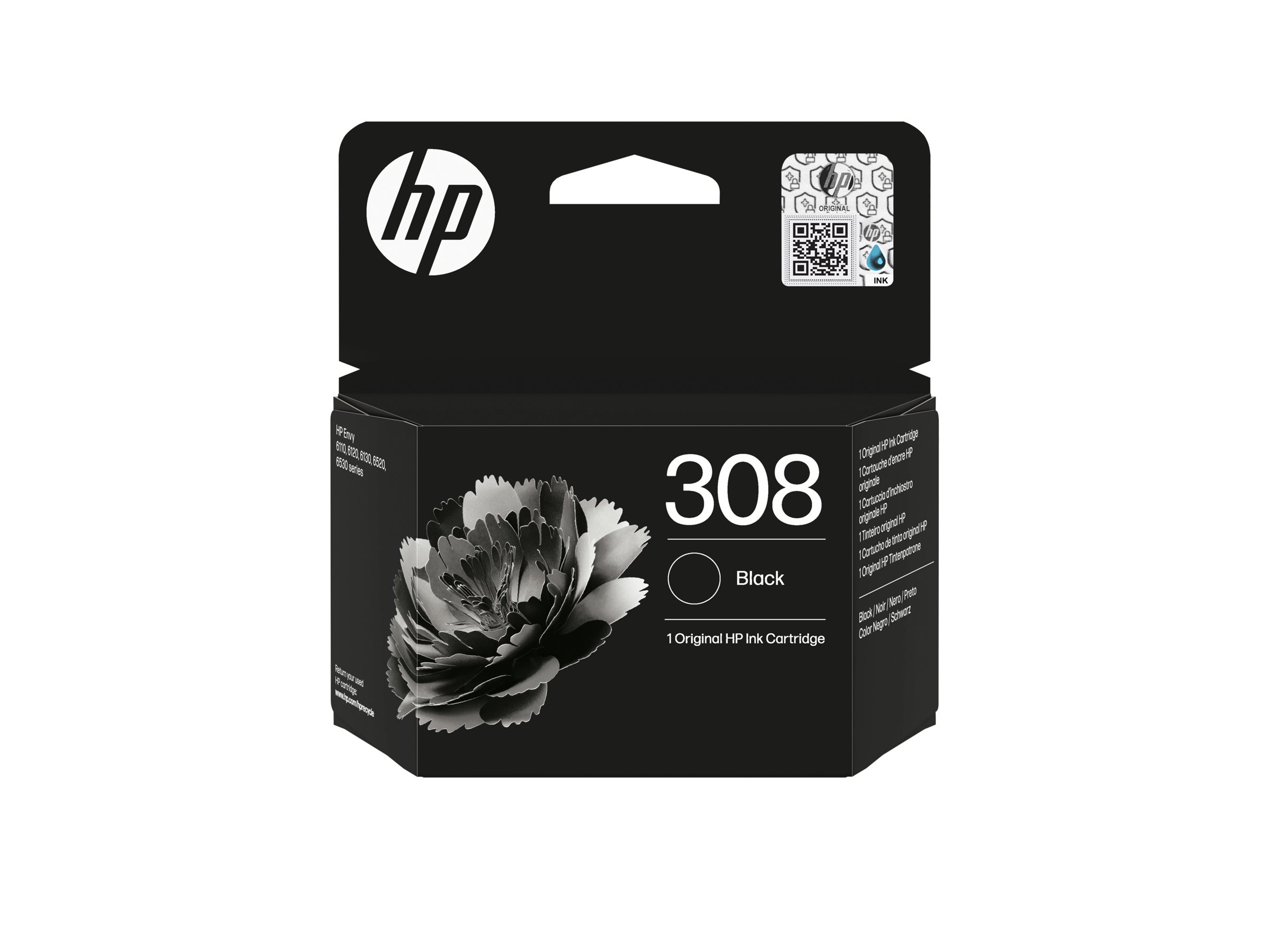 Hp 308 Black Original Ink Cartridge