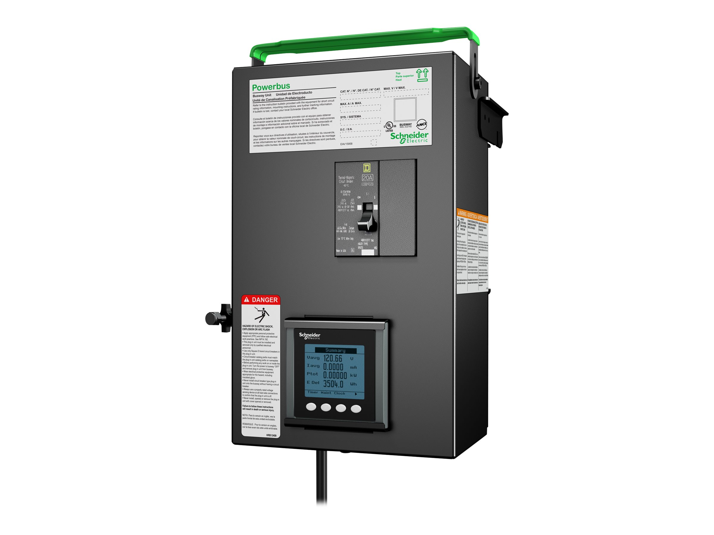 APC Powerbus Busway Tap Off Unit, L1-L2 with Metering