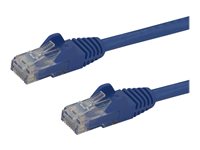 StarTech.com 50cm CAT6  Cable - Blue Snagless  CAT 6 Wire - 100W  RJ45 UTP 650MHz Category 6 Network Patch Cord UL/TIA (N6PATC50CMBL) CAT 6 Ikke afskærmet parsnoet (UTP) 50cm Patchkabel Blå