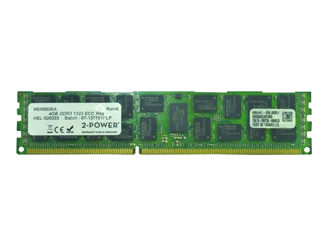 4GB DDR3 1333MHz ECC RDIMM – PSA