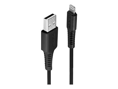 LINDY 3m USB to Lightning Cable black