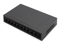 DIGITUS 8-porte Fast Ethernet PoE+ 