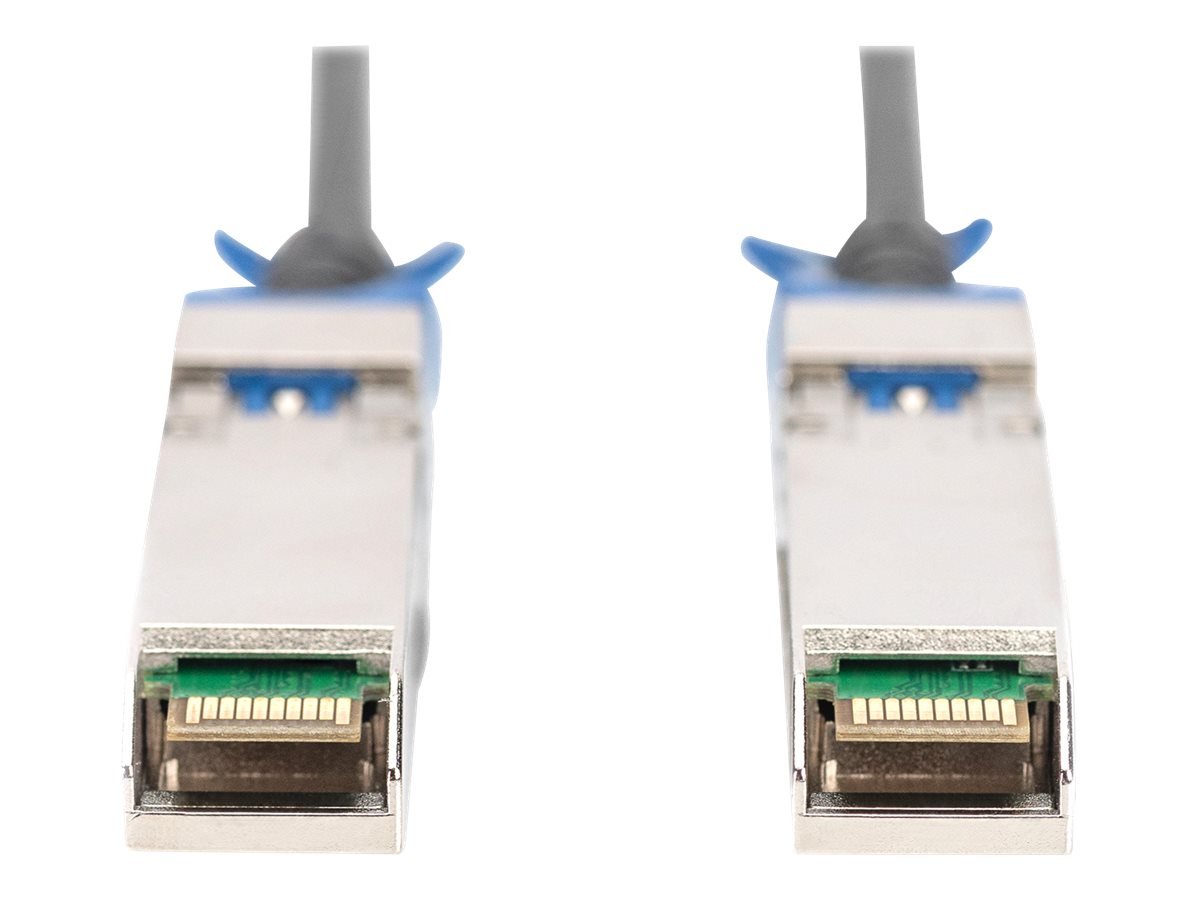 DIGITUS Afskærmet tvillingeaksial 2m 25GBase-kabel til direkte påsætning
