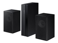 Samsung SWA-9100S - Rear channel speakers - wireless - black - for Samsung HW-A450, HW-A550, HW-A650, HW-Q600A, HW-S50A, HW-S60A