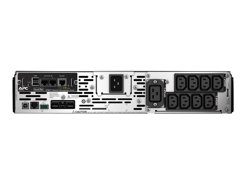APC Smart-UPS X 2200VA Rack/Tower LCD 200-240V with Network Card (AP9631), 2U (1980W)