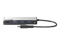 ALOGIC USB-C Fusion CORE 5-in-1 Hub V2 - docking station - USB-C 3.1 Gen 1 - HDMI