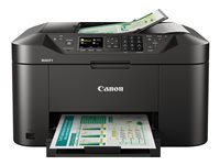 Canon MAXIFY MB2150 - Multifunction printer - colour - ink-jet - A4 (210 x 297 mm), Legal (216 x 356 mm) (original) - A4/Legal (media) - up to 18 ppm (copying) - up to 19 ipm (printing) - 250 sheets - 33.6 Kbps - USB 2.0, Wi-Fi(n), USB host