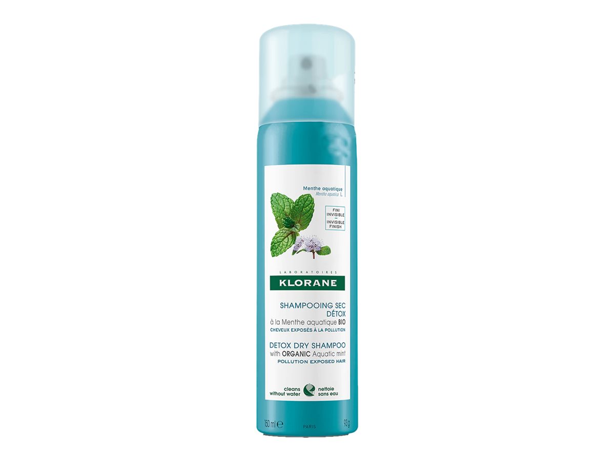 Klorane Detox Dry shampoo with Organic Aquatic Mint - 150 ml