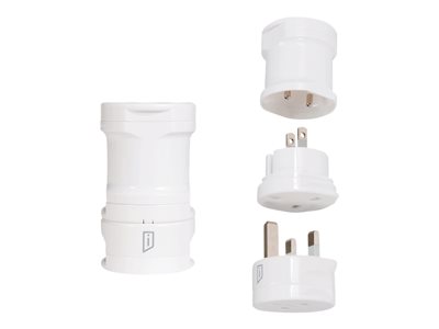 iStore World Travel Adapter Power connector adapter kit AC 110-250 V 2.5 A white