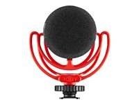 JOBY Wavo Mikrofon Kabling -38dB Superkardioide Sort Rød