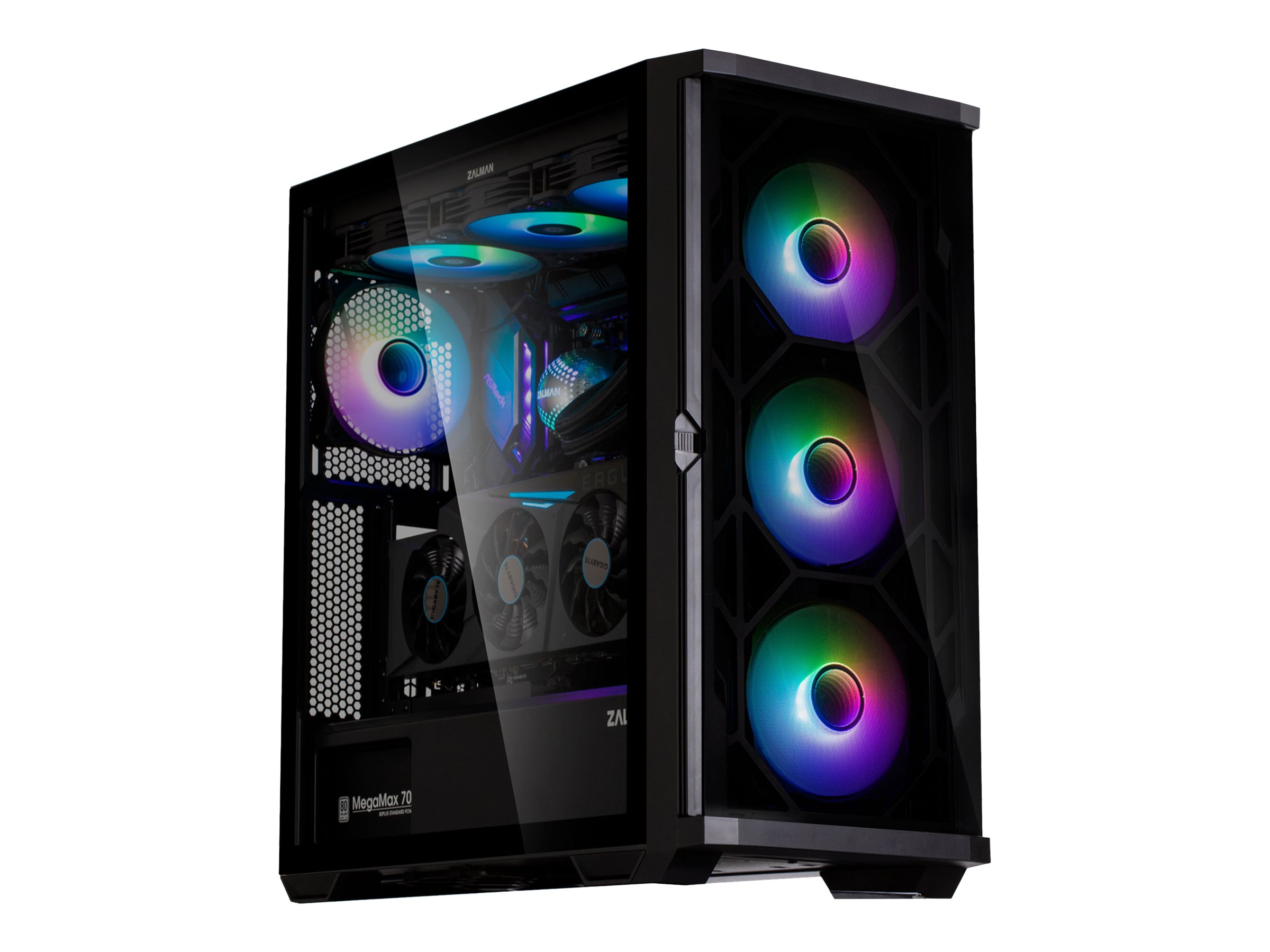 Zalman Z10 DUO mid tower Product shot Left-angle 79906