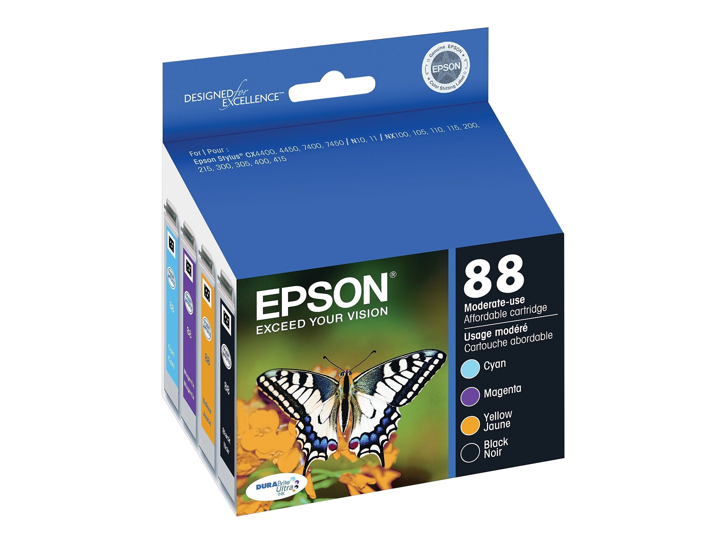 Epson 88 - 4-pack - Moderate Capacity