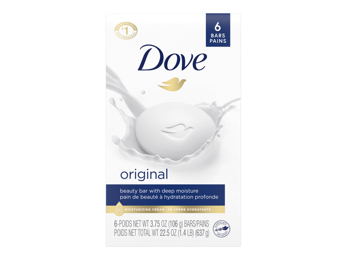 Dove White Beatuy Bar - 6 x 106g