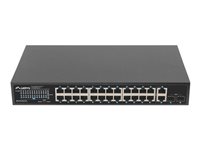 Lanberg RSGE-24P-2GE-2S-250 Switch 24-porte Gigabit Ethernet PoE+