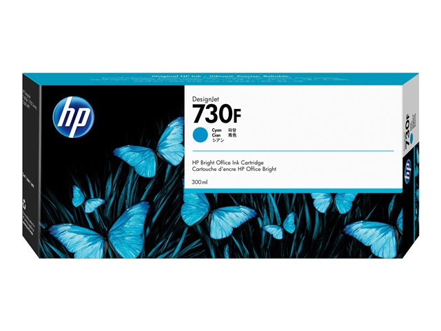 HP 730F 300-ml Cyan ink cartridge 1XB27A