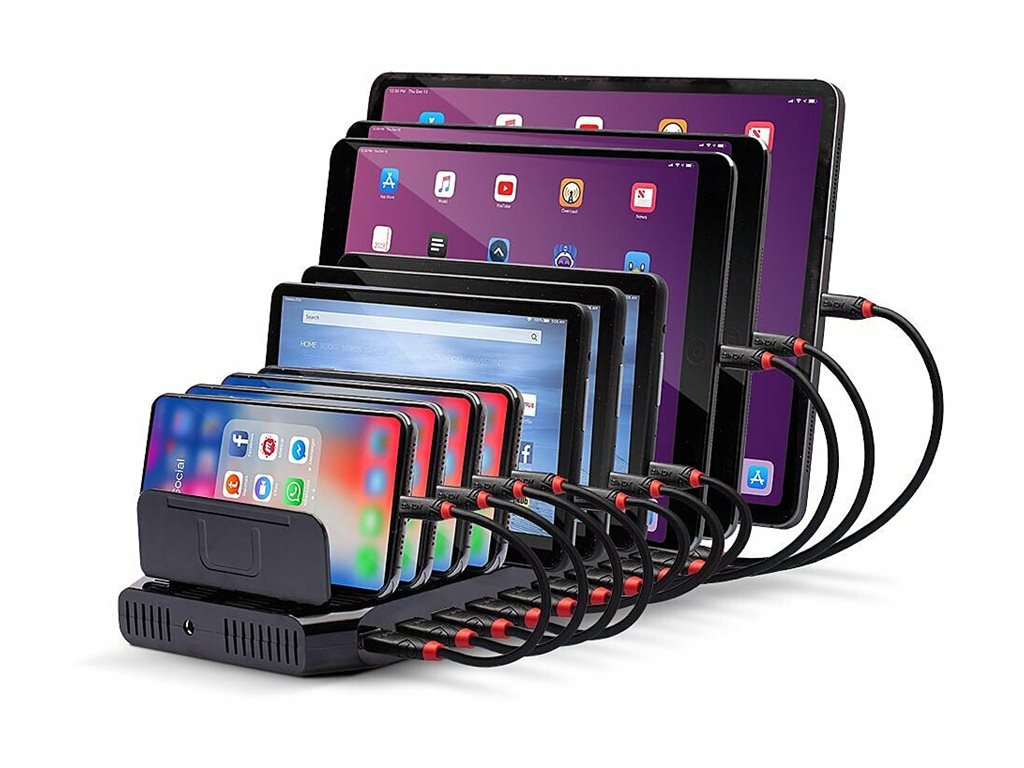 LINDY Station de Charge USB 10 ports, 96W