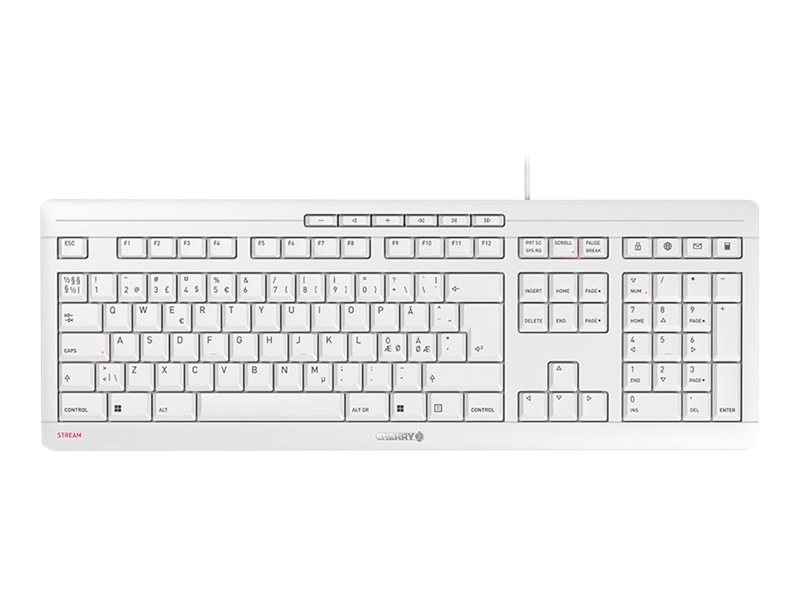 CHERRY STREAM JK-8500 Tastatur Saks Kabling Pan Nordic