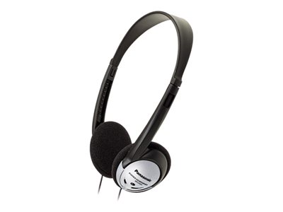 Panasonic RP-HT21 Headphones on-ear wired 3.5 mm jack black