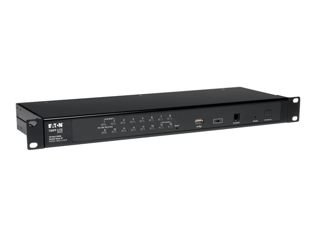 Tripp Lite 16-Port Rackmount KVM Switch w/ Built in IP and On Screen Display 1U