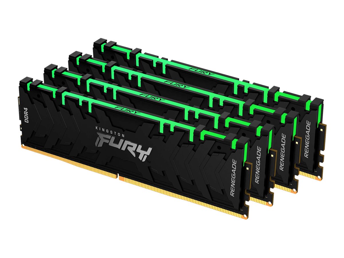 DDR4 128GB 3200-16 Renegade RGB kit of 4 Kingston Fury