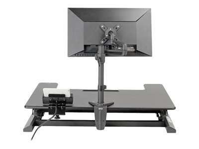 Tripp Lite Sit Stand Desktop Workstation Adjustable Standing Desk 36x22 in.  - standing desk converter - rectangular with - WWSSD3622 - Sit & Stand Desks  