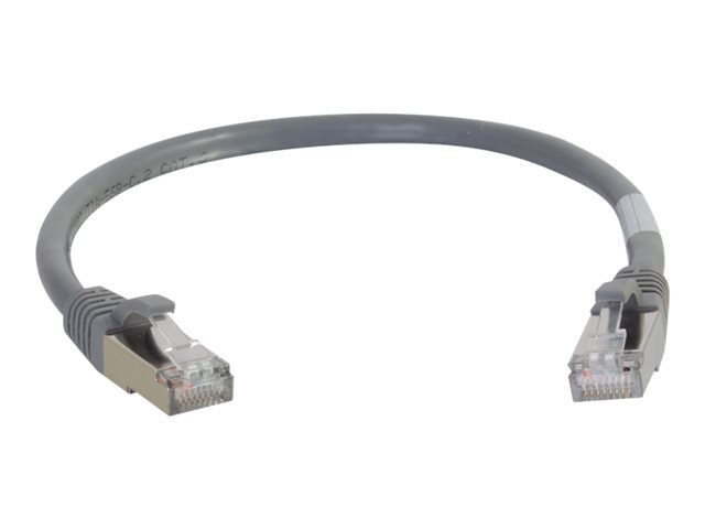 C2G Cat6a Booted Shielded (STP) Network Patch Cable - patch kabel - 7 m - šedá – foto 3