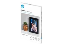HP Advanced Glossy Photo Paper - photo paper - glossy - 25 sheet(s) - 100 x 150 mm - 250 g/m²