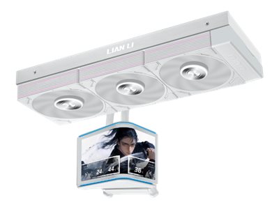 Lian Li Hydroshift II OLED Curved 360P28 processor liquid cooling Product shot Right-angle 79250