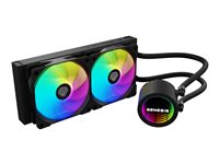 GENESIS Hydria 240 ARGB Vandkøler 1-pack Sort 120 mm