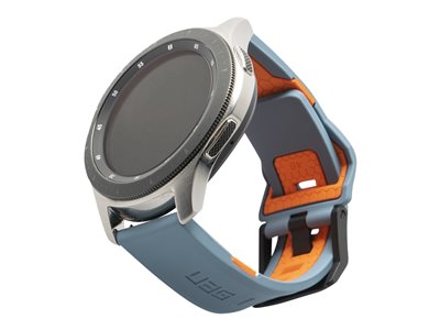 UAG Rugged Strap for Samsung Galaxy Watch (46mm-22mm) Civilian Slate/Orange 