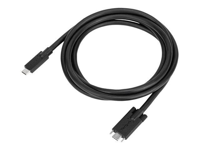 Targus - USB cable - 24 pin USB-C (M) to 24 pin USB-C (M) screwable - 1.8 m 