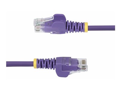 SLIM CAT6 CABLE PURPLE LSZH SLIM SNAGLESS RJ45 UTP PATCH CAB – StarTech.com