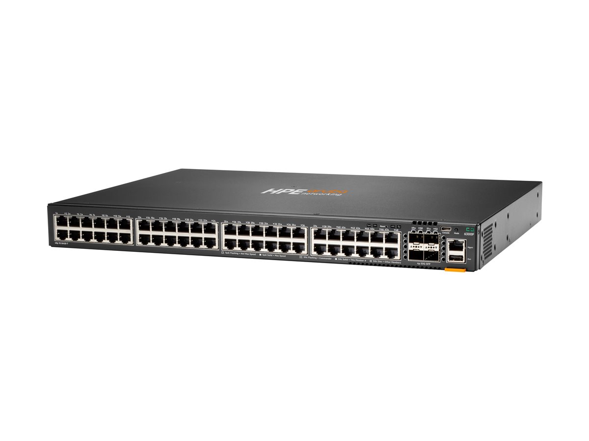 HPE Aruba 6300F Switch 48-port 1GbE