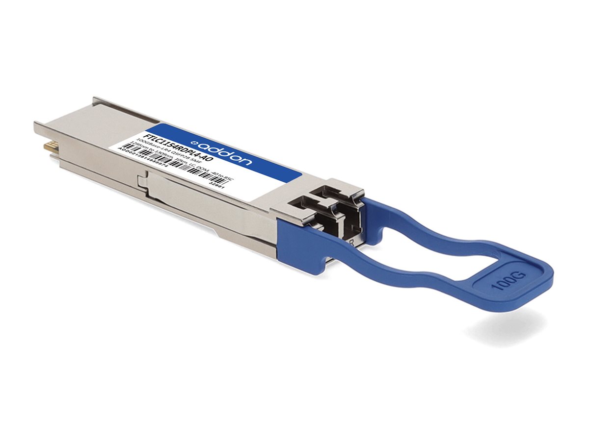 AddOn - QSFP28 transceiver module (equivalent to: Finisar FTLC1154RDPL4)