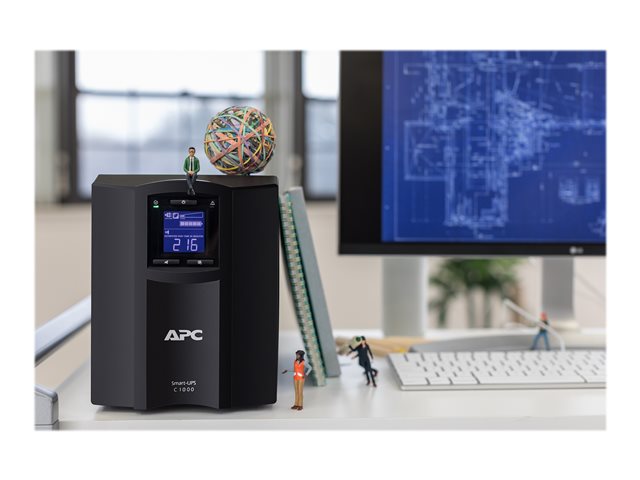 APC Smart-UPS C 1000VA LCD 230V with SC SMC1000IC