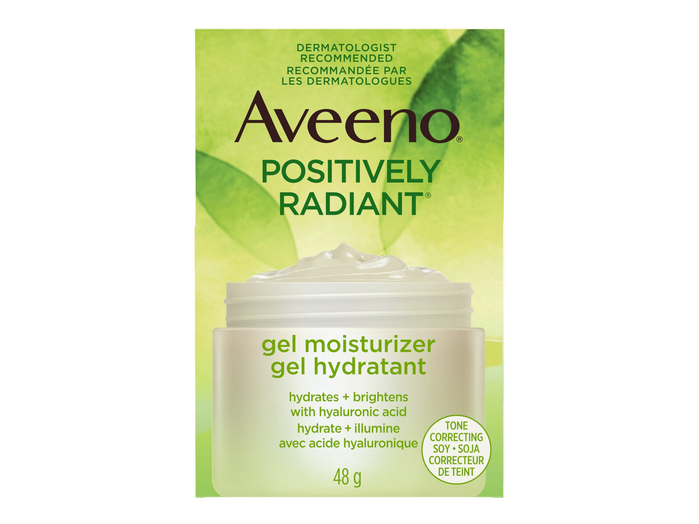 Aveeno Positively Radiant Gel Moisturizer - 48g
