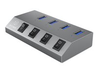 RaidSonic ICY BOX IB-HUB1405 Hub 4 porte USB