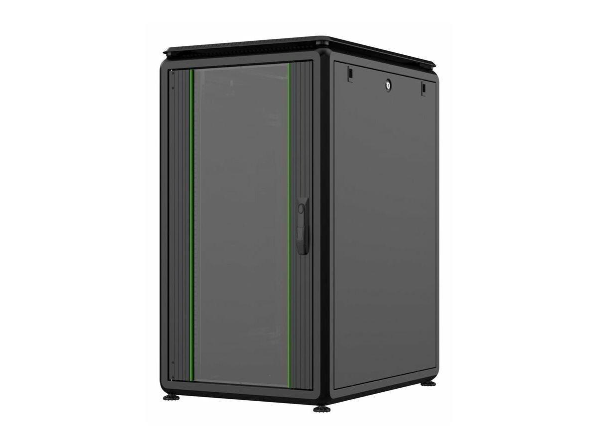 Lanview by Logon RDL20U68BL Netzwerkschrank 20U 600 x 800 mm Schwarz
