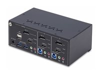 StarTech .com 2-Port Dual-Monitor DisplayPort en HDMI KVM Switch, 4K 60Hz