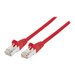 Network Patch Cable, Cat6A, 2m, Red, Copper, S/FTP