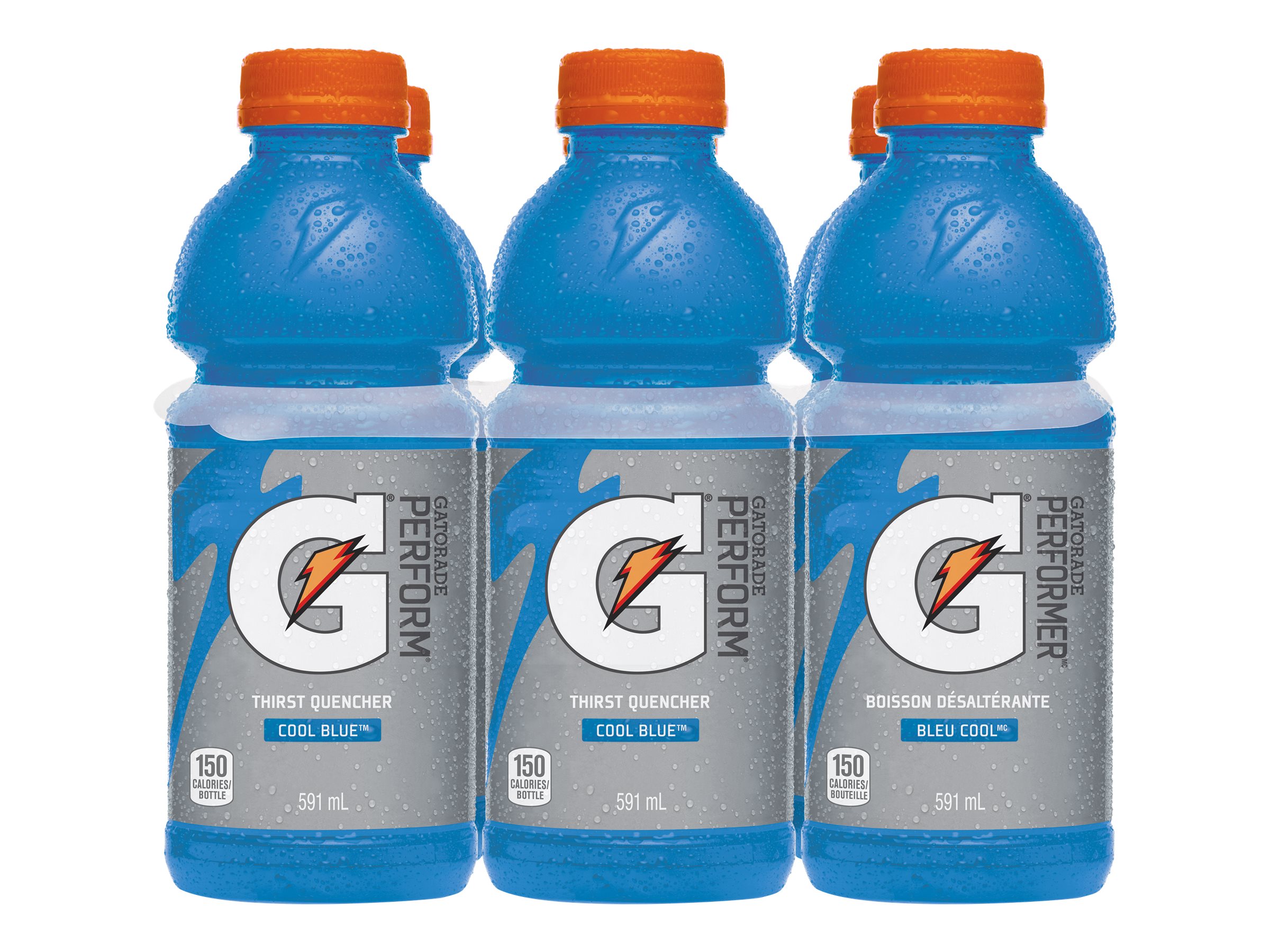 Gatorade Sports Drink - Cool Blue - 6x591ml