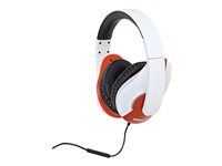 Oblanc SHELL 200 Headset full size wired white, red