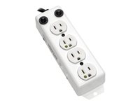 Tripp Lite Safe-IT Power Strip Hospital Medical Antimicrobial 4 Outlet UL1363A 3FEET-10FEET Coiled Cord 