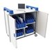 LapCabby 32-Device (up to 14) Mobile AC Vertical Charging Cart