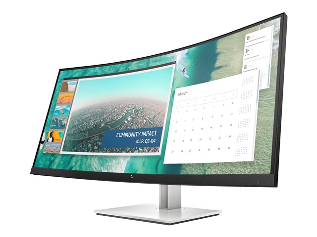 HP E344c - LED monitor - curved - 34