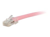 C2G 25ft Cat6 Non-Booted Unshielded (UTP) Ethernet Network Patch Cable - Pink