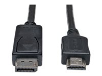 Eaton Tripp Lite Series Videoadapterkabel DisplayPort / HDMI 6.1m Sort
