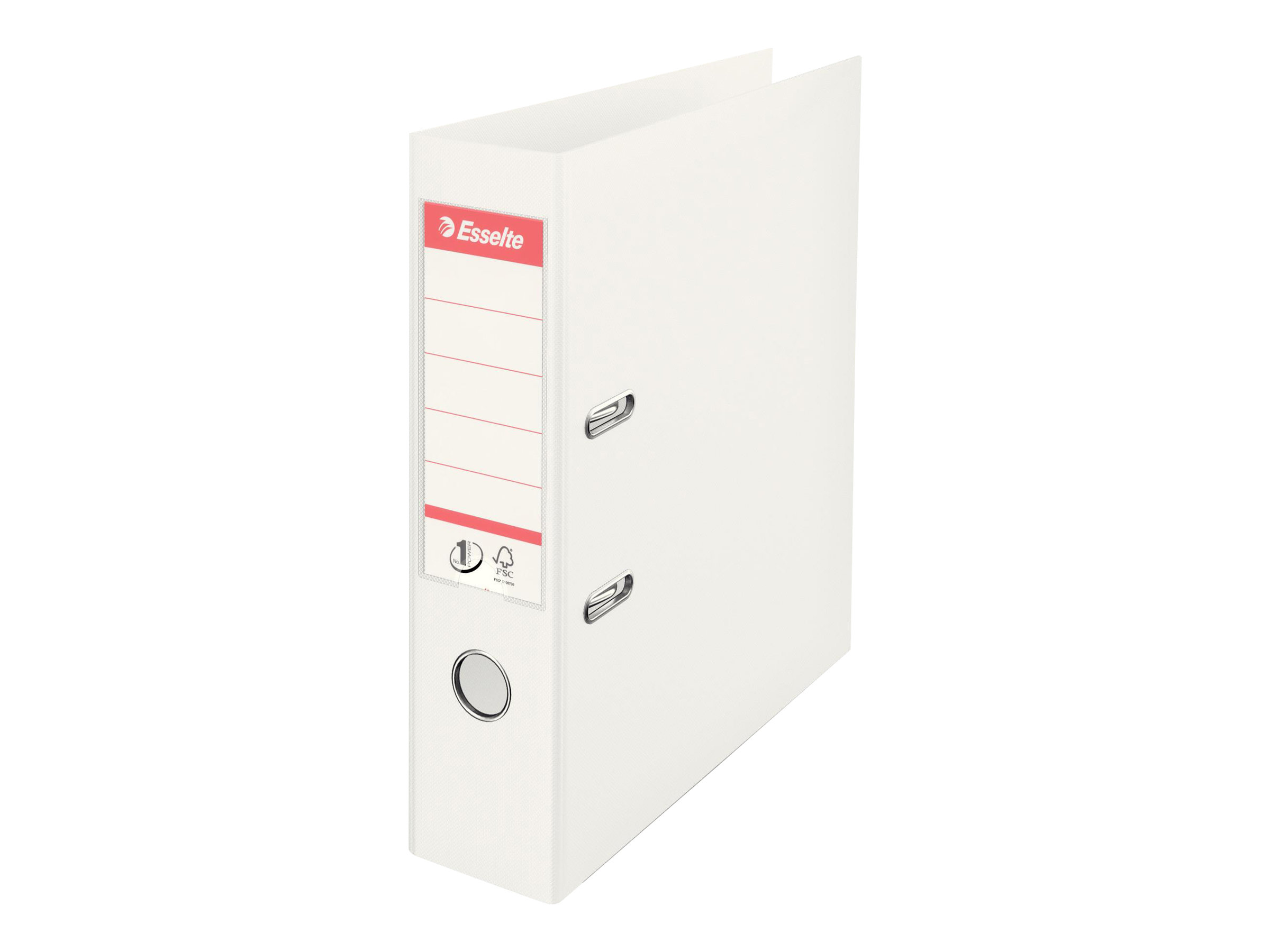 Esselte No.1 VIVIDA - lever arch file - for A4 - capacity: 500 sheets - vivid white