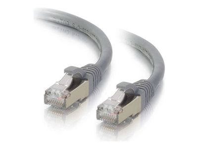 C2G 15ft Cat6a Snagless Shielded (STP) Network Patch Ethernet Cable Gray