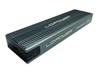 LC Power Ekstern Lagringspakning USB 3.2 (Gen 2x1) M.2 Card (PCIe NVMe & SATA)